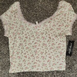 NWT Derek Heart Crop Top XL